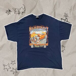 Route 66 Car Navy Graphic Tee - Size 2XL